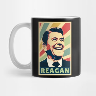 Ronald Reagan Vintage Colors Mug